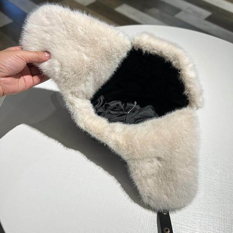 鹿皮绒雷锋帽女冬季加绒加厚保暖棉帽户外骑车护耳帽东北防风帽男,淘宝优惠券,粉丝福利购,淘宝优惠卷