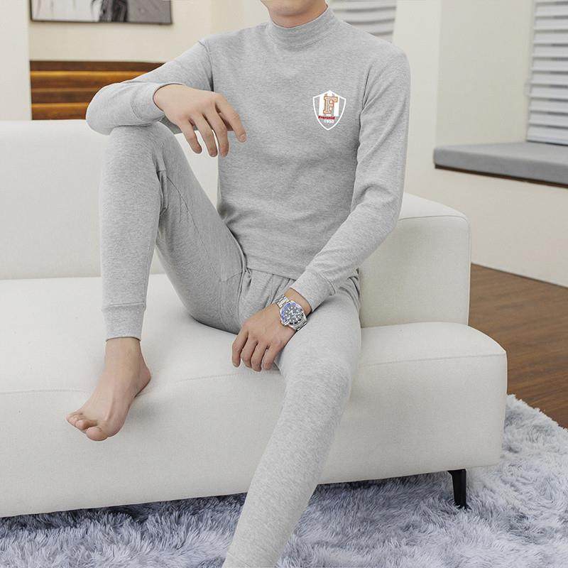 纯棉秋衣秋裤套装男士全棉内搭线衣线裤中青年打底贴身穿保暖内衣,淘宝优惠券,粉丝福利购,淘宝优惠卷