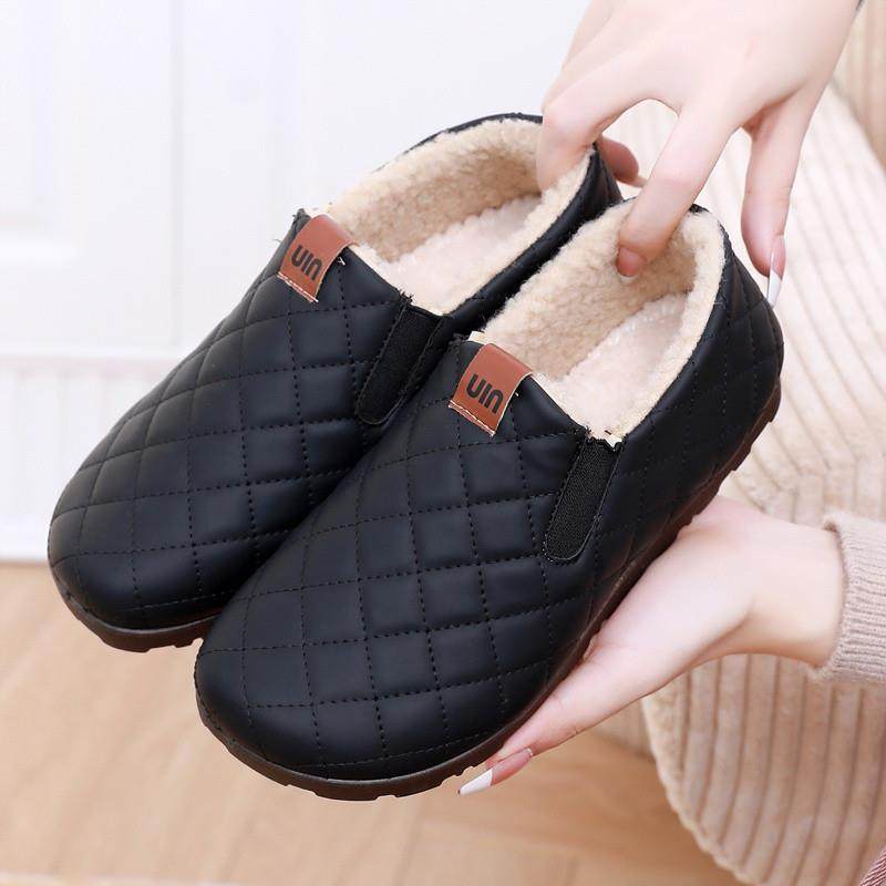 秋冬季老北京布鞋女棉鞋加绒加厚保暖豆豆鞋防滑妈妈鞋防水懒人鞋,淘宝优惠券,粉丝福利购,淘宝优惠卷