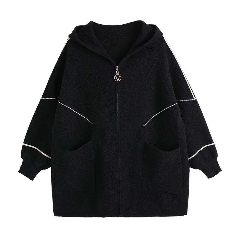 中老年胖妈妈200斤加肥大码宽松毛呢外套秋冬女连帽双面羊绒大衣,淘宝优惠券,粉丝福利购,淘宝优惠卷