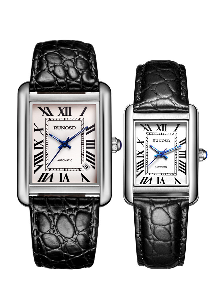 斯诺威登长方形全自动女一对机械表 斯诺威登手表国产腕表