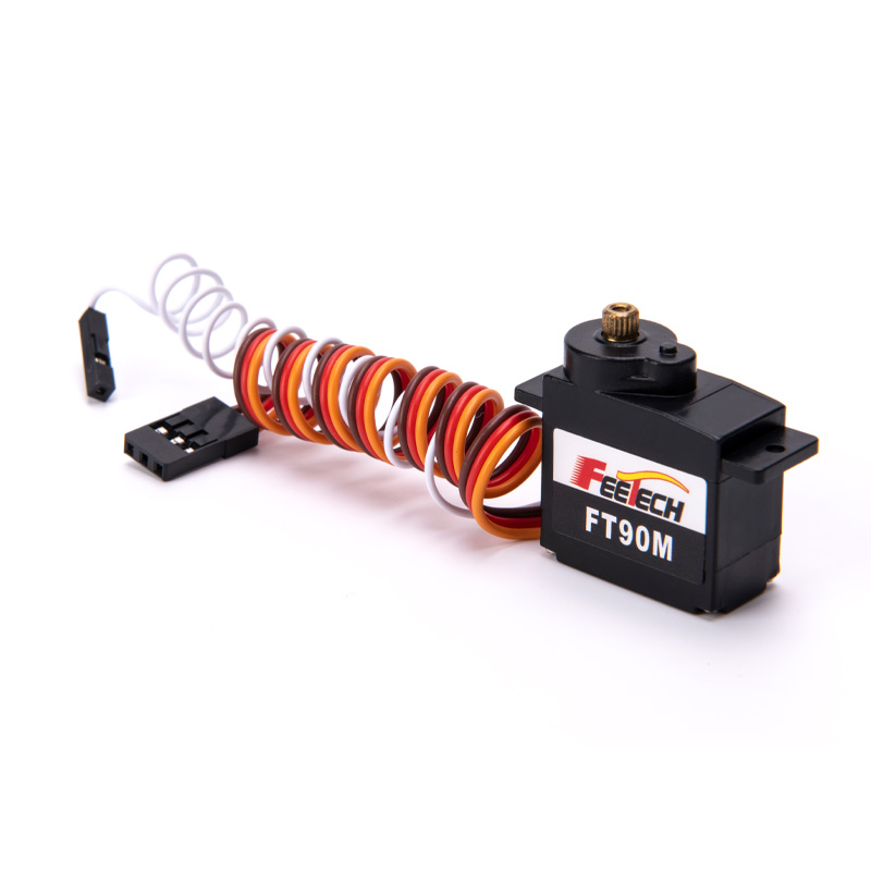飞特FT90M黑色9g小型6V金属齿2kg带反馈微型机器人数码航模舵机 - 图3