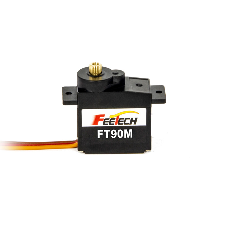 飞特FT90M黑色9g小型6V金属齿2kg带反馈微型机器人数码航模舵机 - 图0