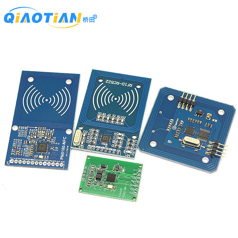 MFRC-522 RC522 RFID射频 IC卡感应模块送S50复旦卡PN532 PN5180_虎窝淘