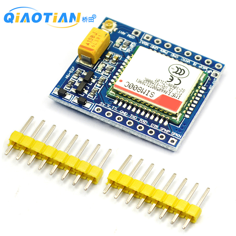 SIM800C GSM GPRS模块高配带蓝牙 短信 适配51/STM32程序 - 图0