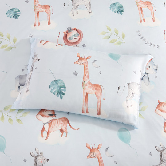 Mengjie Baby 25 новый детский комплект Lenzing Tencel с принтом, студенческий комплект из трех или четырех предметов