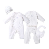 Подарочная коробка для новорожденных, комплект, детский хлопковый дышащий комбинезон, набор, 0-6 мес.