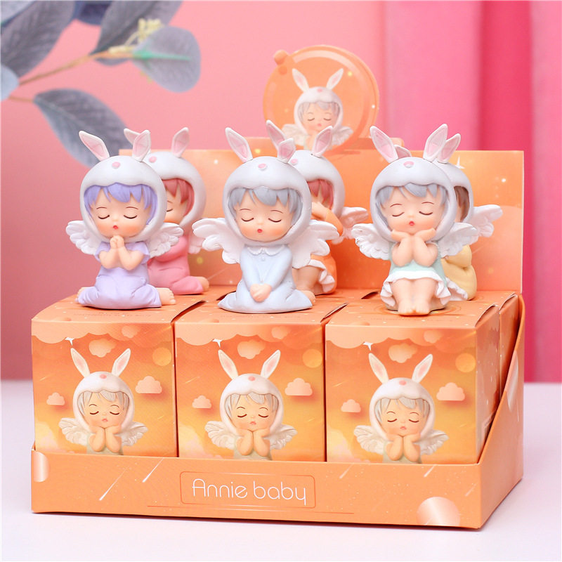 安妮宝贝盲盒手办摆件可爱少女心送女孩礼物奖品