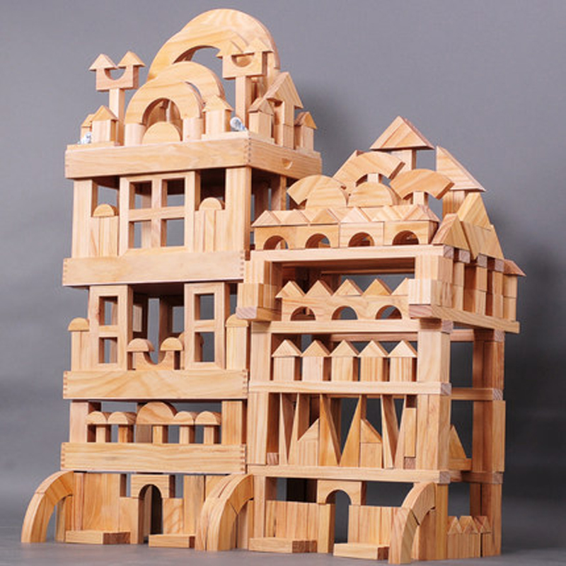 Basic Building Blocks Extra Large Wooden Starter Set-图2