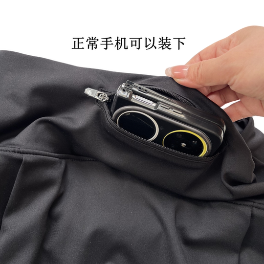 专业百褶网球裙女羽毛球裙假两件运动半裙高腰训练高尔夫短裙口袋