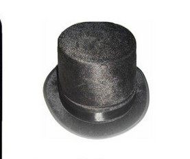 儿童礼帽表演帽演出爵士帽子礼帽无纺布林肯帽魔术师帽儿童高帽,淘宝优惠券,粉丝福利购,淘宝优惠卷