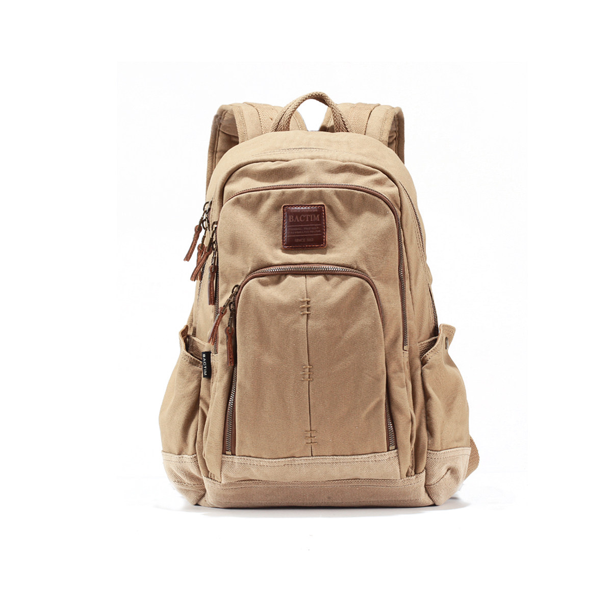 男帆布大容量户外登山休闲旅行男包 越古双肩背包