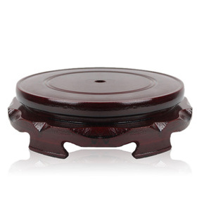 奇石花盆底座鱼缸可旋转工艺品