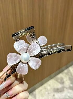 TWINS LULU2026春夏新款双面大花醋酸抓夹轻奢高级百搭盘发神器