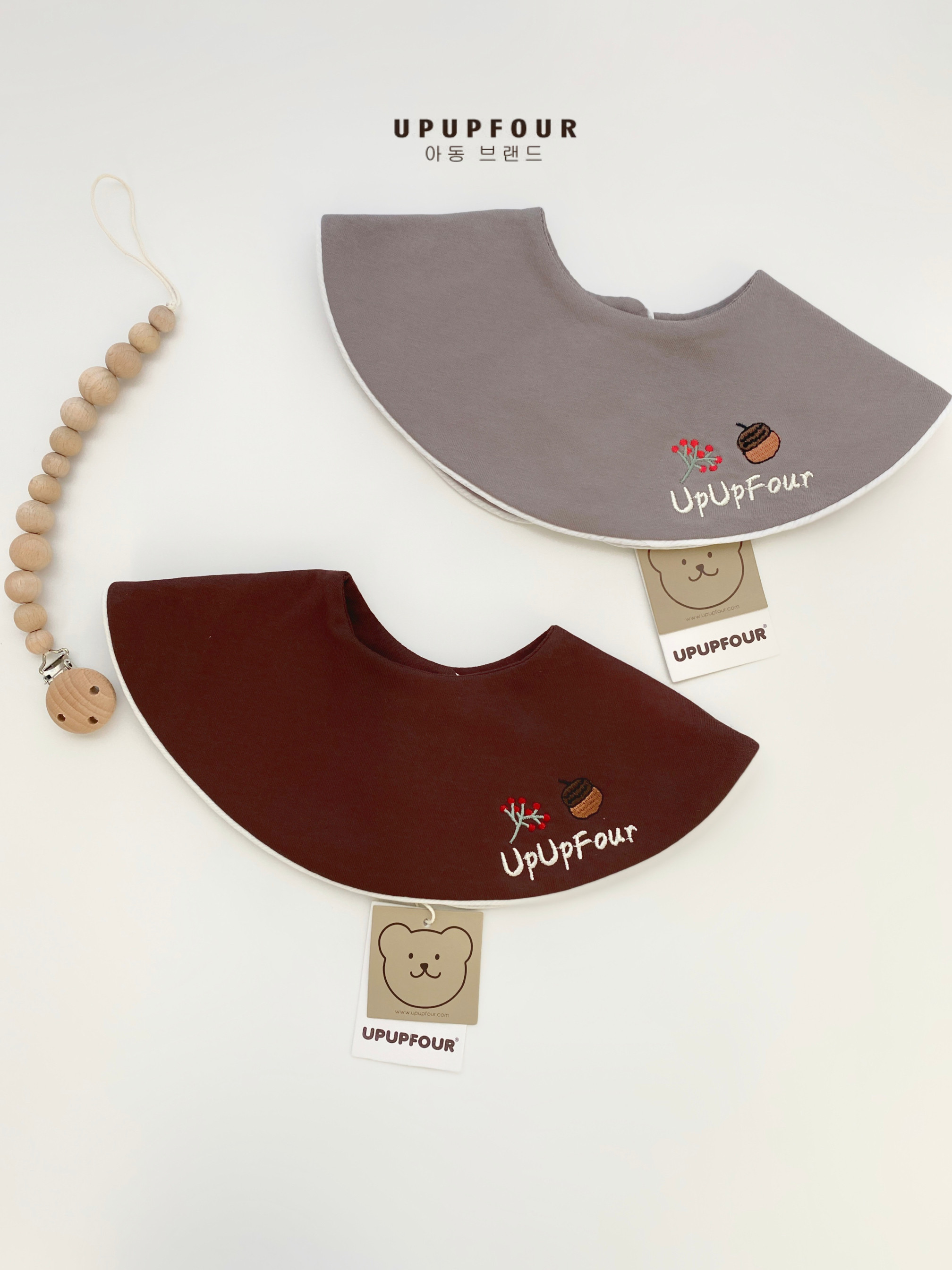 upupfour｜高定100%韩国进口纯棉新生婴儿宝宝口水巾宝宝围兜围嘴,淘宝优惠券,粉丝福利购,淘宝优惠卷