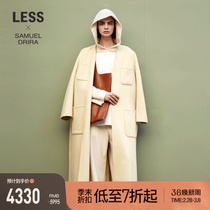 (Mall same paragraph) (LESSxSamuel) 2023 years winter new with cashmere great coat 2N0811240