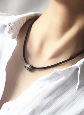 新款潮S925纯银六字百配饰项链