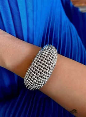 镂空小众手镯纯银高级感