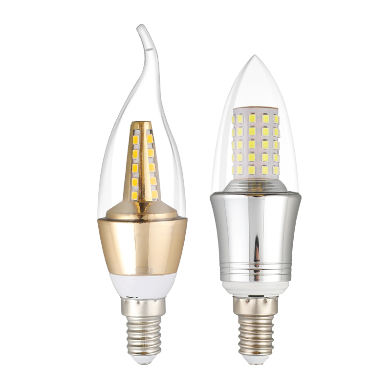 led灯泡e14小螺口e27家用节能灯尖泡拉尾水晶吊灯蜡烛灯光源酒店,淘宝优惠券,粉丝福利购,淘宝优惠卷