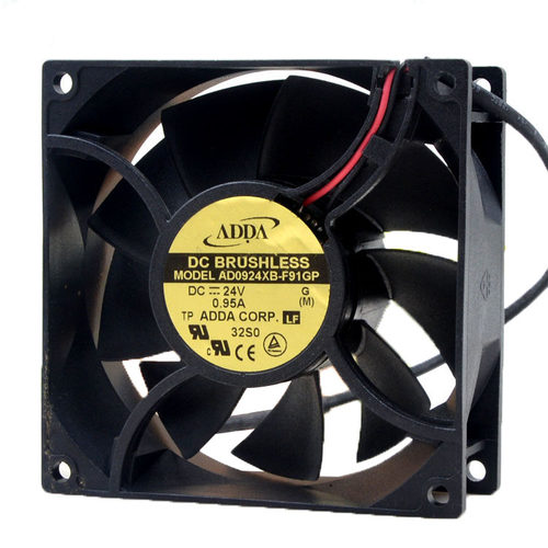 原装ADDA 9038 9CM AD0924XB-F91GP 24V 0.95A 2线变频器散热风扇 - 图1