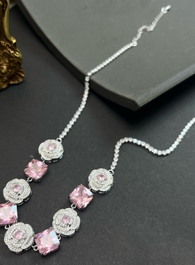 铜合金少女感项链8205