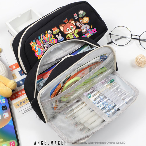 疯狂动物城周边动漫可爱卡通朱迪兔子警官尼克狐二次元笔袋文具盒 - 图3