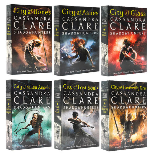 圣杯神器 骸骨之城 6册盒装 The Mortal Instruments Boxed Set 英文原版小说 英文版奇幻恐怖悬疑小说书 进口电影原著书籍 - 图0