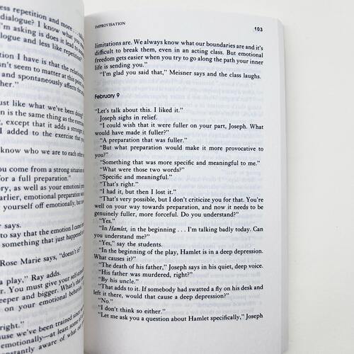 Sanford Meisner on Acting 桑福德·迈斯纳谈演技进口原版英文书籍 - 图3