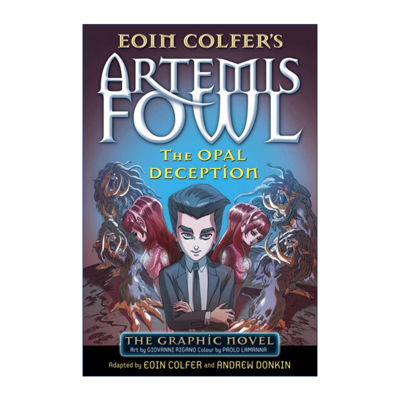 英文原版 Artemis Fowl The Opal Deception The Graphic Novel 阿特米斯奇幻历险4 奥珀尔诡计 漫画版 英文版 进口英语原版书籍 - 图0