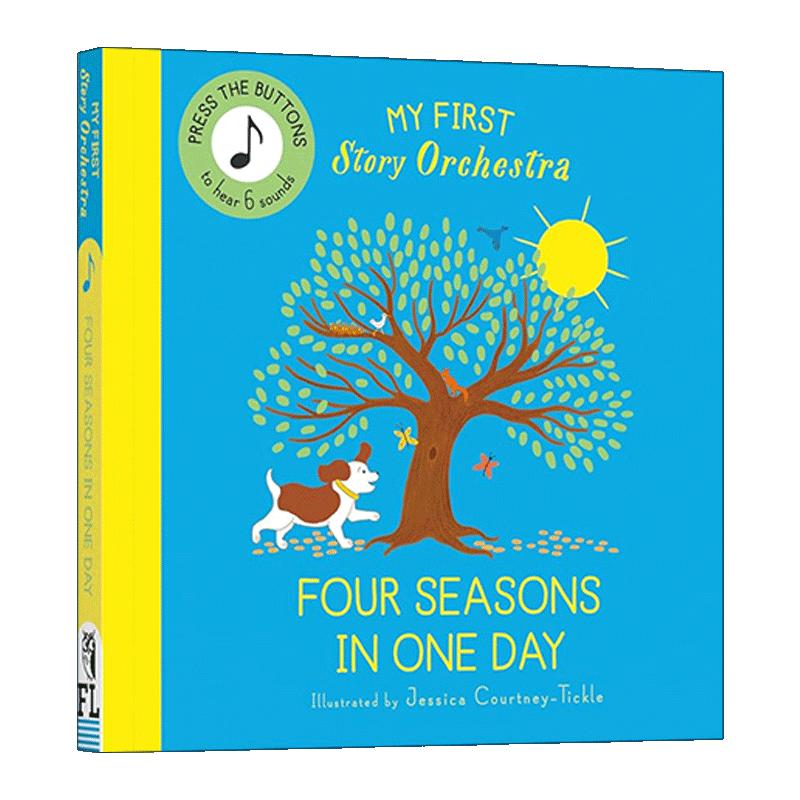 英文原版 My First Story Orchestra The Four Seasons in One Day 故事管弦乐队 四季 儿童发声纸板绘本 英文版进口英语原版书籍 - 图0