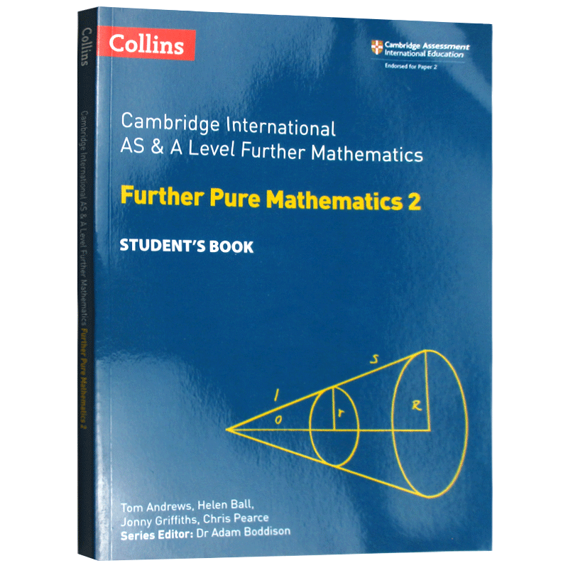 柯林斯剑桥国际进阶纯数学2 学生用书 Collins AS and A Level Further Pure Mathematics 2 英文原版 考试书籍 - 图0