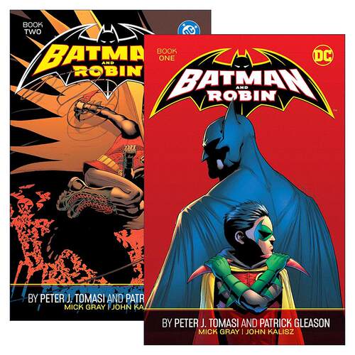 英文原版 Batman and Robin by Peter J. Tomasi and Patrick Gleason 蝙蝠侠与罗宾2册 DC漫画 英文版 进口英语原版书籍 - 图1