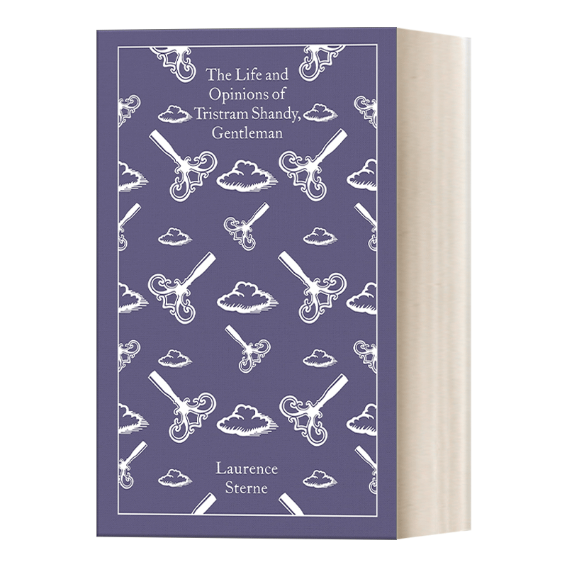 英文原版 The Life and Opinions of Tristram Shandy Gentleman 项狄传 劳伦斯·斯特恩 企鹅布纹经典系列 精装 英文版 进口书 - 图0