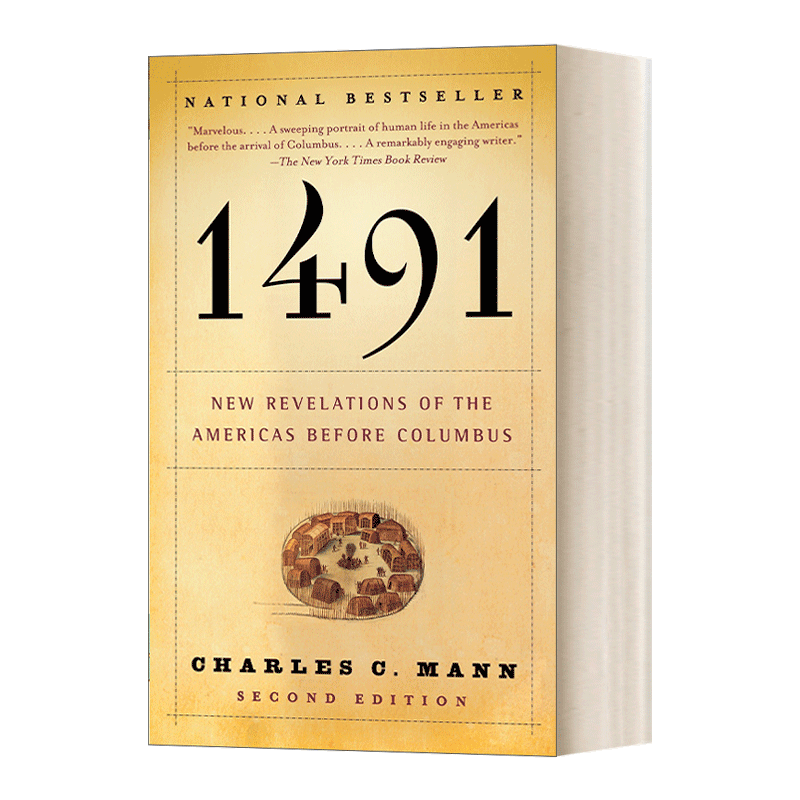 英文原版 1491 New Revelations of the Americas Before Columbus 1491前哥伦布时代美洲启示录 Charles C. Mann 英文版 进口书籍 - 图0