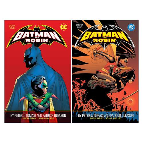 英文原版 Batman and Robin by Peter J. Tomasi and Patrick Gleason 蝙蝠侠与罗宾2册 DC漫画 英文版 进口英语原版书籍 - 图0