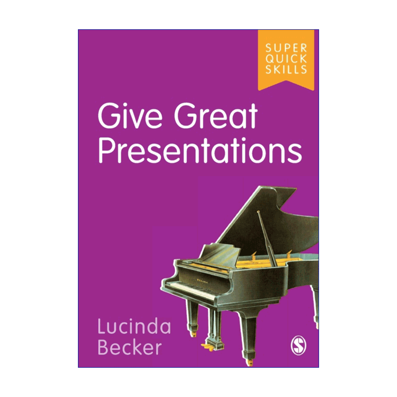 英文原版 Give Great Presentations 如何做演讲 SAGE学术技能入门系列 英美大学本科生学术指南 英文版 进口英语原版书籍 - 图0