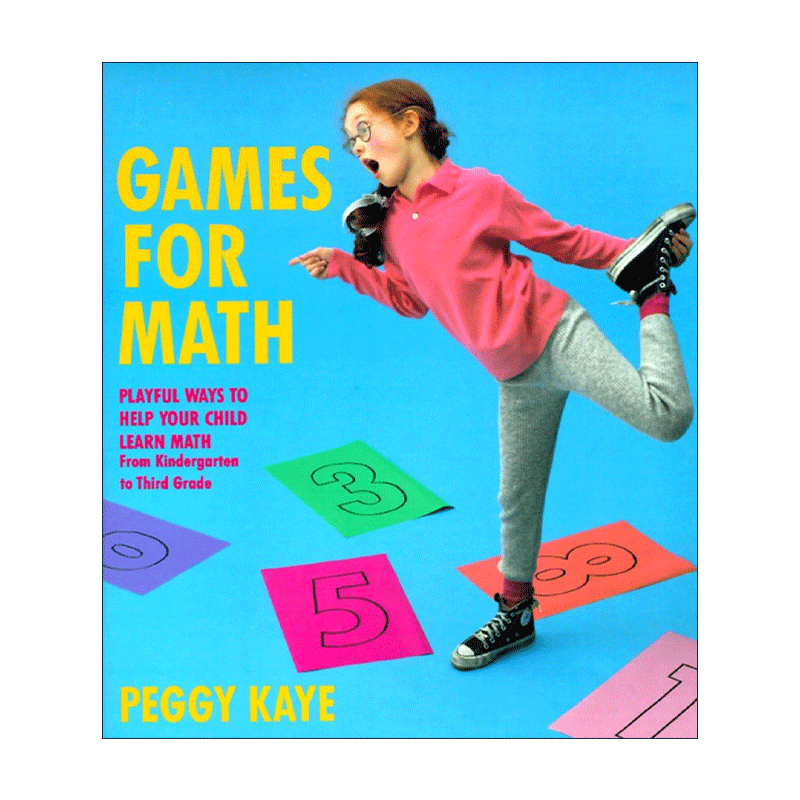 英文原版 Games For Math 数学游戏 帮助孩子从幼儿园到小学三年级学习数学的有趣方法 Peggy Kaye 英文版 进口英语原版书籍