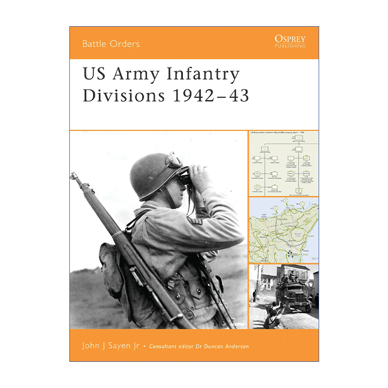 英文原版 US Army Infantry Divisions 1942–43 二战美国步兵师1942-1943 作战序列系列 英文版 进口英语原版书籍 - 图0