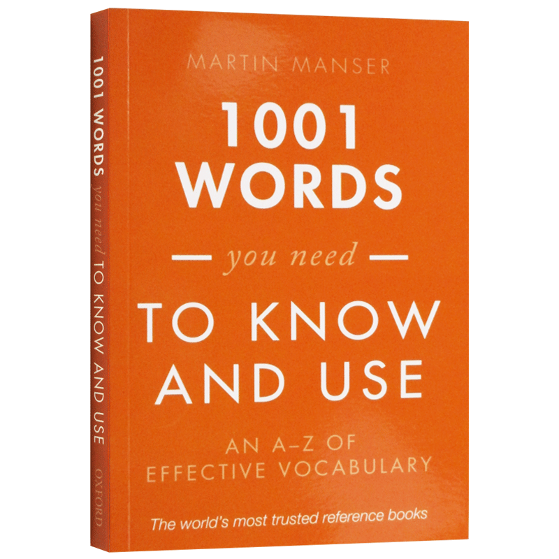 1001个你需要知道和使用的单词 1001 Words You Need To Know and Use 英文原版词汇书 英语基础单词使用 英语字典词典 英文原版书