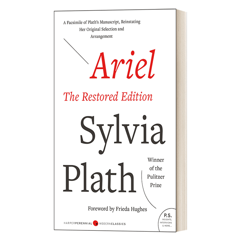 Ariel 爱丽尔  普利策奖诗 钟形罩作者Sylvia Plath进口原版英文书籍 - 图0