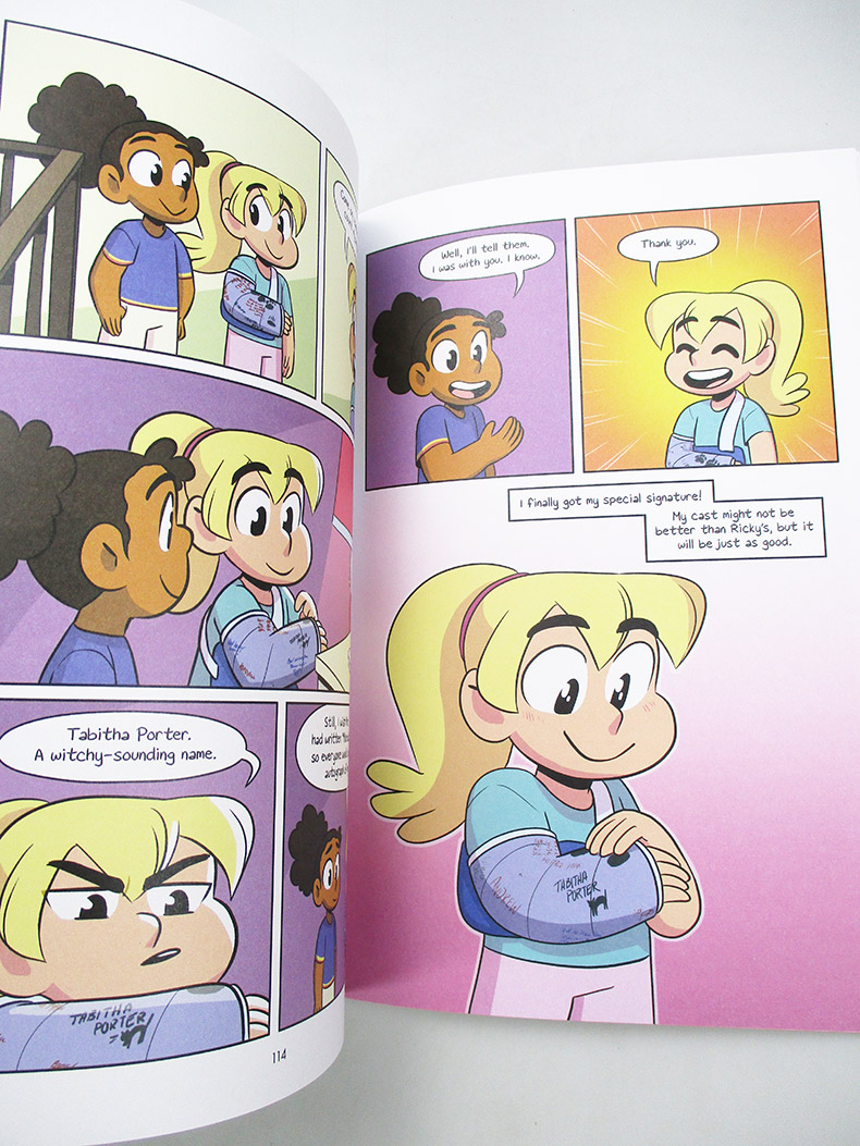 英文原版 Baby sitters Little Sister Graphic Novels 1-4保姆俱乐部漫画1-4册全彩漫画书课外阅读故事英文版进口英语原版-图0