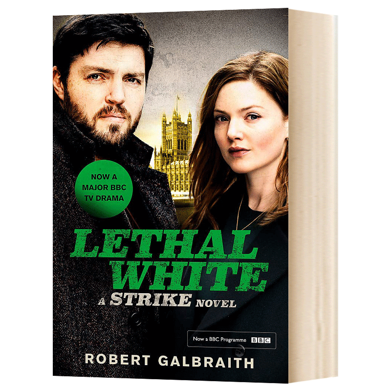 英文原版 A Cormoran Strike Novel #4：Lethal White 神探斯特莱克系列4: 致命的白色 英文版 进口与英文书籍 - 图0