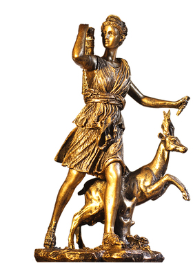 希腊女神复古风办公桌室内摆件