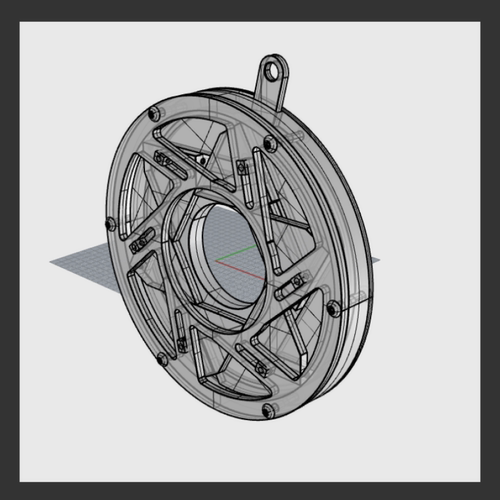 机械虹膜瞳孔眼睛模型犀牛结构建模Rhino proE C4D 3Dmax设计素材 - 图0