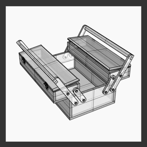 多功能工具箱模型 犀牛结构建模Rhino proE C4D max stp设计素材 - 图0