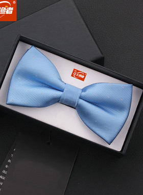 bow tie男女正装新郎伴郎结婚礼服 香槟色 浅金色 米色蝴蝶结领结