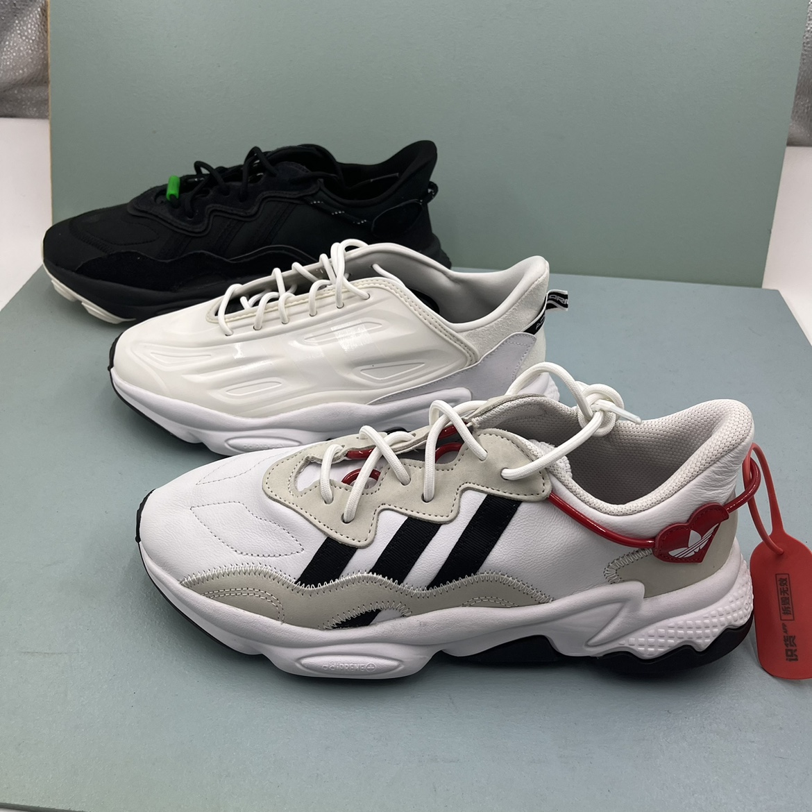 Adidas Ozweego黑武士老爹鞋EE6999 GZ7278 FZ1961 FZ1962 FZ1963 - 图2