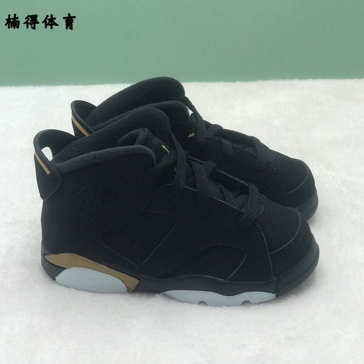 Air Jordan 6 aj6兔八哥黑金童鞋384667-384666-062 CT4966-007-图3