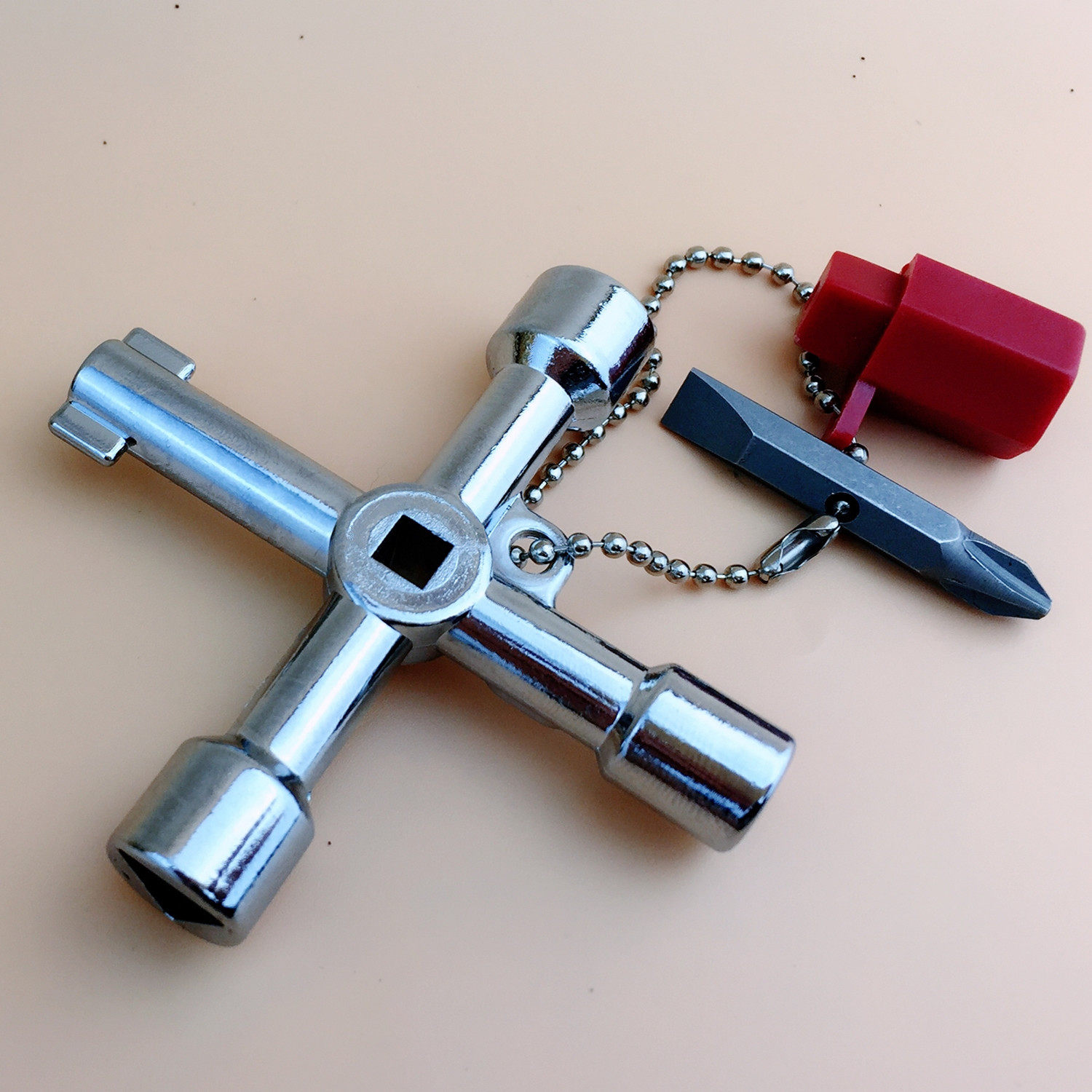 多功能电控柜内三角电梯十字钥匙钥匙四方形阀门门四角水表阀门,淘宝优惠券,粉丝福利购,淘宝优惠卷