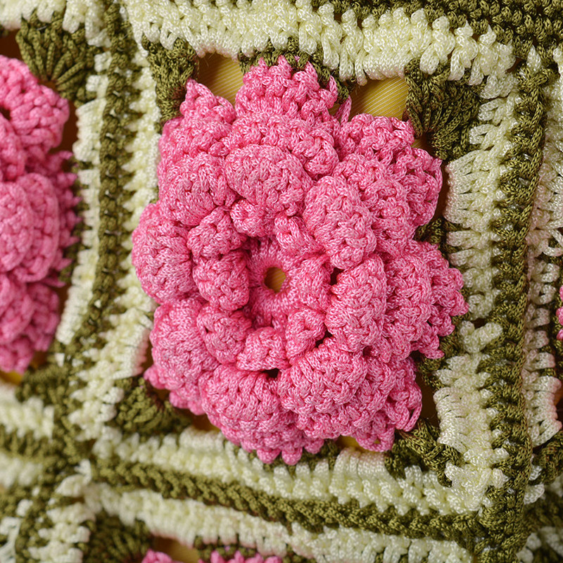 手工编织花朵包包特色DIY钩织材料包手提买菜包空心线配件材料包,淘宝优惠券,粉丝福利购,淘宝优惠卷